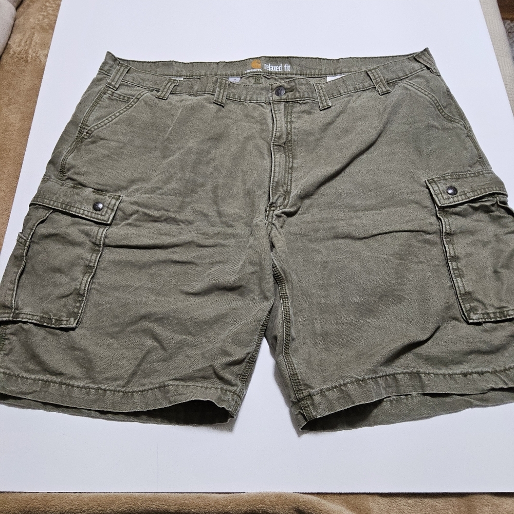 Carhartt Relaxed Fit Men's Green Cargo Shorts